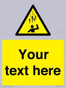 Custom Falling Ice sign